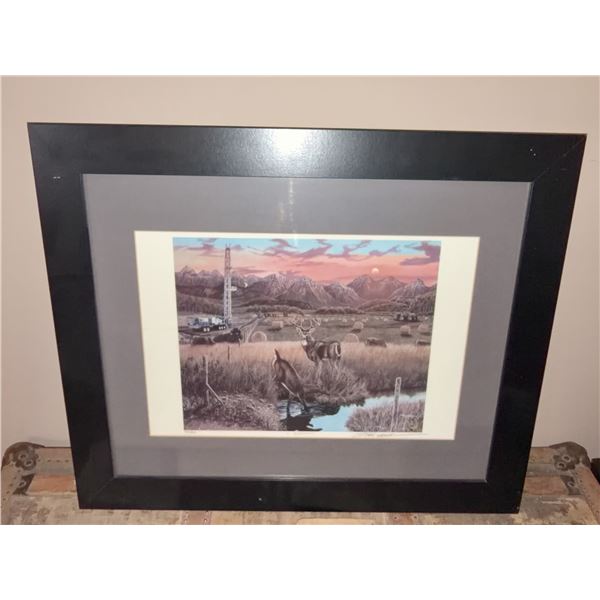 Framed  Limited Edition Print Titled "A Blessing"