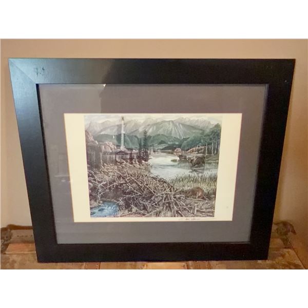 Framed  Limited Edition Print Titled "A Blessing"