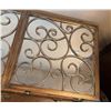 Image 3 : Ornate Mirror Frame Panels with Metal Scrollwork