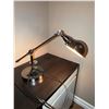 Image 5 : Chrome Adjustable Desk Lamp With Round Base