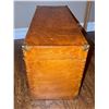 Image 5 : Wooden Storage Chest with Brass Hardware and Drawers
