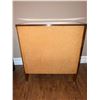 Image 5 : Mid-Century Wood Veneer Record Cabinet with Sliding Doors