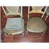 Image 7 : Retro Kitchen Table With 4 Green Vinyl Chairs and Leaf
