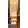 Image 2 : Wooden Storage Bin With Heart Cutout and Two Drawers