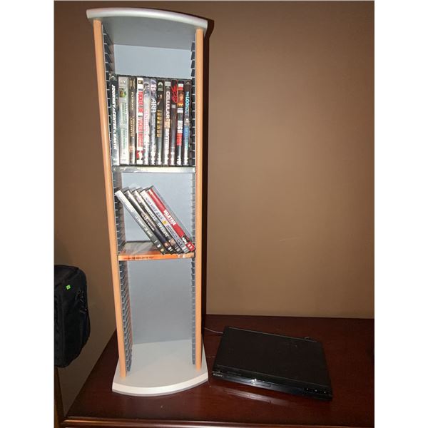 Sony DVP-SR200P DVD Player With Media Tower and DVDs