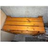 Image 2 : Three-Tier Solid Wood Storage Shelf Unit