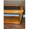 Image 4 : Wood and Glass Two-Tier Console Table