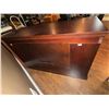 Image 6 : Dark Wood Media Console with Shelves and Drawer