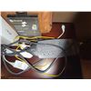 Image 4 : Tech Accessories Lot: 2 Briefcases, Logitech Mice, Ubiquiti, Cables