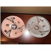 Image 7 : Decorative Pink and Frosted Glass Lampshades