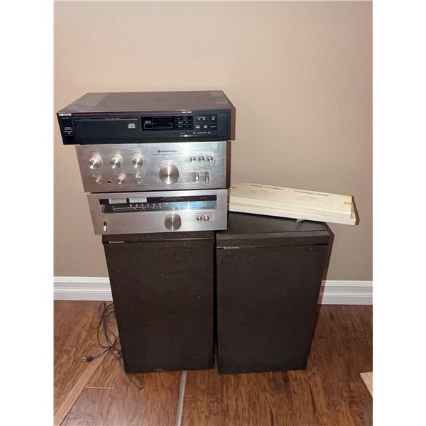 Kenwood Stereo System with Nikko NCD-880 CD Player & Speakers