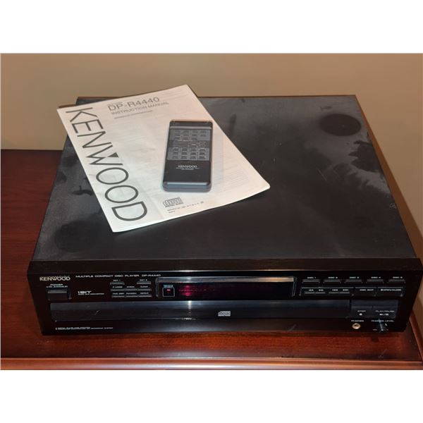 Kenwood DP-R4440 Multiple Compact Disc Player with Remote and Manual