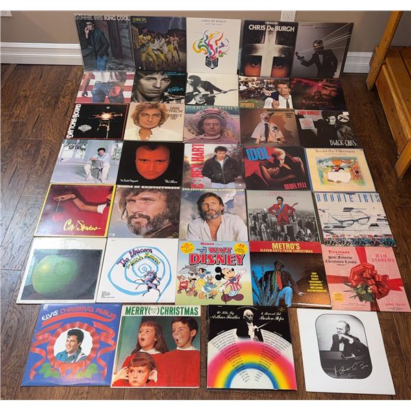 28 Assorted Vinyl Record Albums