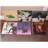 Image 1 : 6 Classic Rock and Pop Vinyl LP Records