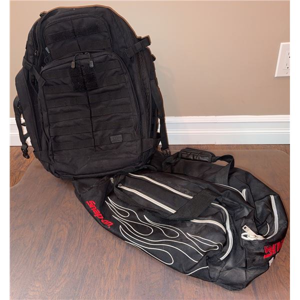 5.11 Tactical Backpack and Snap-on Duffle Bag Lot