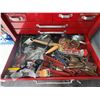 Image 10 : Beach Industries Red Metal Tool Chest With Contents