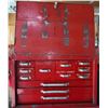 Image 2 : Beach Industries Red Metal Tool Chest With Contents