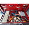 Image 9 : Beach Industries Red Metal Tool Chest With Contents