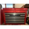 Image 1 : Sears Craftsman Red Metal Tool Chest with Hand Tools