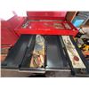 Image 5 : Sears Craftsman Red Metal Tool Chest with Hand Tools