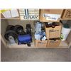 Image 4 : Steel Shelf With Tools, Hardware, Car Care Kit, And Various Contents