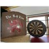Image 1 : The Red Lion Dartboard Cabinet Set With Nodor Board