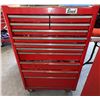 Image 1 : Beach Red Rolling Tool Chest With Assorted Tools