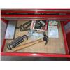Image 7 : Beach Red Rolling Tool Chest With Assorted Tools