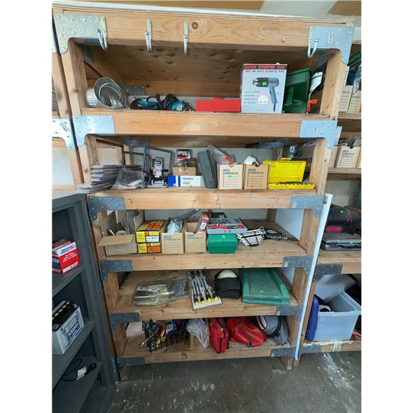 Heavy Duty Wooden Shelving Units (Contents Excluded)