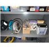 Image 3 : Metal Storage Shelf With Contents Including Tools and Auto Parts
