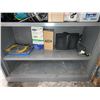 Image 4 : Metal Storage Shelf With Contents Including Tools and Auto Parts