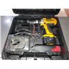 Image 2 : DEWALT 18V Cordless Drill With Charger and Case