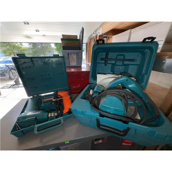 Makita Circular Saw With Case, Drill and Flashlight (No Battery)