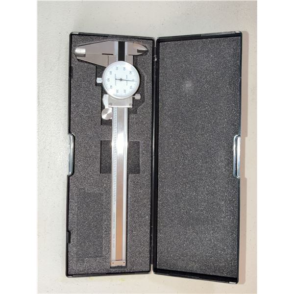Stainless Steel Shockproof Dial Caliper with Case