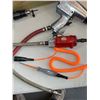 Image 2 : Pneumatic Tools With Hoses, Snap-on Tester & Wooden Tool Caddy