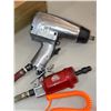 Image 3 : Pneumatic Tools With Hoses, Snap-on Tester & Wooden Tool Caddy