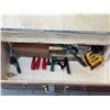 Image 2 : Large Wooden Toolbox with Hand Tools and Accessories