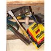 Image 3 : Large Wooden Toolbox with Hand Tools and Accessories