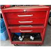 Image 2 : Beach Red Metal Rolling Tool Chest with Tools