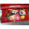 Image 4 : Beach Red Metal Rolling Tool Chest with Tools