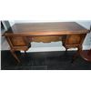 Image 1 : Gibbard Solid Walnut Desk with Queen Anne Style Legs
