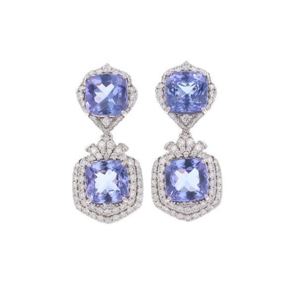 Kristian Olson Denmark Designer Tanzanite Earrings