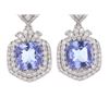 Image 2 : Kristian Olson Denmark Designer Tanzanite Earrings