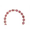 Image 2 : Stunning Natural Ruby Corundum & Diamonds Necklace