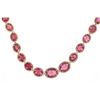 Image 4 : Stunning Natural Ruby Corundum & Diamonds Necklace