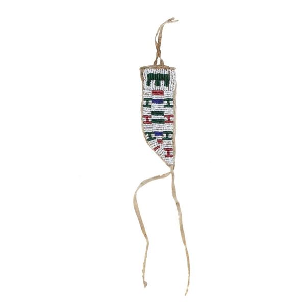 ca. 1870 Sioux Beaded Knife Sheath ex-Manitou