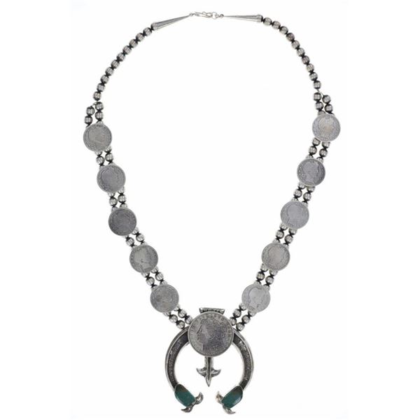 ca. 1950's Navajo Silver Dollar Squash by H. Davis