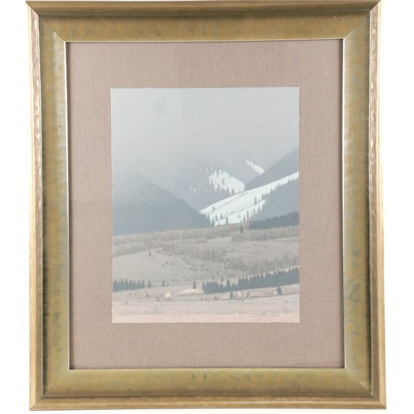 Original Russell Chatham Lithograph, "Late Winter"