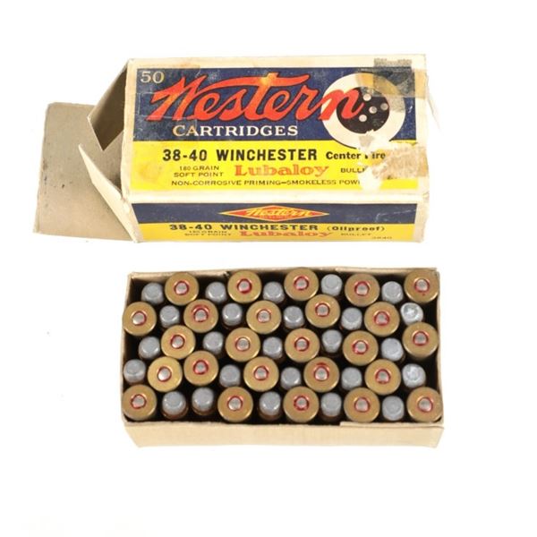 Western 38-40 Winchester Lubaloy Cartridges