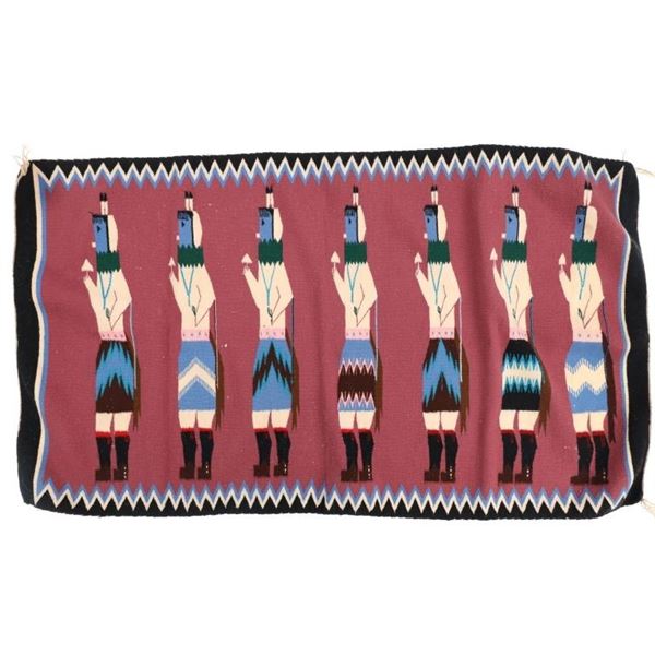 ca. 1950's Navajo Yei-be-chai Large Wool Rug